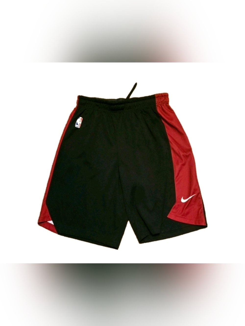 NIKE NBA MIAMI HEAT TEAM ISSUED DRI-FIT PRACTICE SHORTS Sz Large Tall